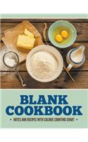 Blank Cookbook Notes And Recipes With Calorie Counting Chart