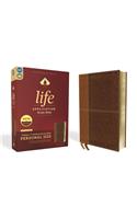 Niv, Life Application Study Bible, Third Edition, Personal Size, Leathersoft, Brown, Red Letter Edition