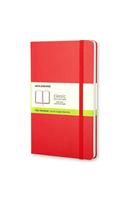 Moleskine Pocket Plain Hardcover Notebook Red