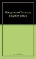 Management of Secondary Education in India