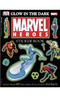 Ultimate Sticker Book: Glow in the Dark: Marvel Heroes