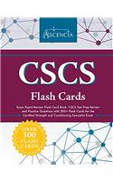 CSCS Exam Rapid Review Flash Card Book: CSCS Test Prep Review and Practice Questions with 300+ Flash Cards for the Certified Strength and Conditioning Specialist Exam