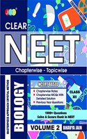 CLEAR NEET Coloured Biology Class 12, Most Comprehensive Biology Guide, 1000 Plus Important Questions, Based On Analysis Of Previously Asked 33 Years ... From NCERT, Have Concepts On The Fingertips