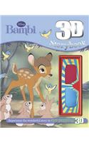 Disney Bambi 3d Storybook with 3d Glasses