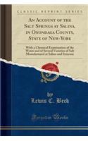 An Account of the Salt Springs at Salina, in Onondaga County, State of New-York: With a Chemical Examination of the Water and of Several Varieties of Salt Manufactured at Salina and Syracuse (Classic Reprint)