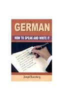 German How to Speak and Write