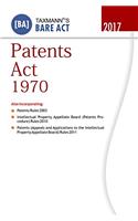 Patents Act 1970- Bare Act (2017 Edition)