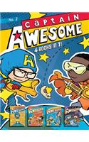 Captain Awesome 4 Books in 1! No. 2: Captain Awesome to the Rescue, Captain Awesome vs. Nacho Cheese Man, Captain Awesome and the New Kid, Captain Awesome vs. the Spooky, Scary House