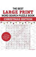 Best Large Print Christmas Word Search Puzzle Book