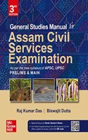 APSC book 2023:General Studies Manual for Assam Civil Services Examination |English | 3rd Edition