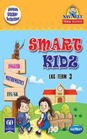 Navneet Term Book-Smart Kidz LKG Term 3 JR.K.G.|English| Pre School Book|