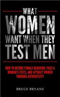 What Women Want When They Test Men