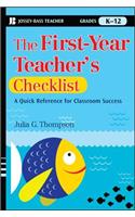 First-Year Teacher's Checklist