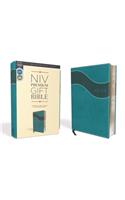 Niv, Premium Gift Bible, Leathersoft, Blue, Red Letter Edition, Comfort Print