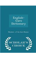 English-Garo Dictionary - Scholar's Choice Edition