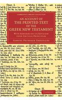 Account of the Printed Text of the Greek New Testament