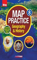 Viva Map Practice- Geography & History 8 - Revised Edition with Updated Maps