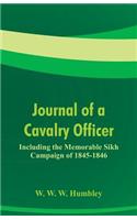 Journal of a Cavalry Officer