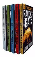 Power of Five Books Collection 5 Books Set by Anthony Horowitz (Raven's Gate, Evil Star, Night Rise, Necropolis, Oblivion)