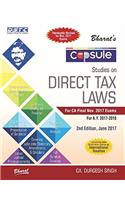 Capsule Studies on DIRECT TAX LAWS (A.Y. 2017-18) - for CA Final November 2017 exams