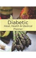 Diabetic Meal, Health and Medical Planner