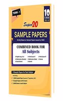 Super 20 Sample Papers (Strictly Based on Sample Papers issued by CBSE) 2021-22 Term 1 for Class 10 Combined Book -For All Subjects (English, Math Standard & Basic, Science, Social Science & Sanskrit)