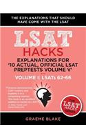 Explanations for '10 Actual, Official LSAT Preptests Volume V'