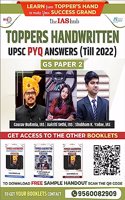 GS 2 Toppers Handwritten UPSC PYQ Answers (2017 - 2022)