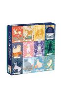 Cat Zodiac 500 Piece Puzzle