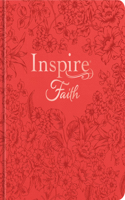 Inspire Faith Bible Nlt, Filament Enabled (Hardcover Leatherlike, Coral Blooms)