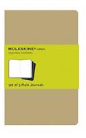 Moleskine Plain Cahier Xl - Kraft Cover (3 Set)