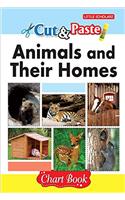 Cut & Paste - Animals & Their Homes (Chart Book)