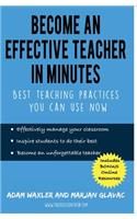 Become an Effective Teacher in Minutes