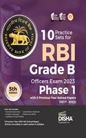 10 Practice Sets for RBI Grade B Officers Exam 2023 Phase 1 with 5 Previous Year Solved Papers (2017 - 2022) - 5th Edition