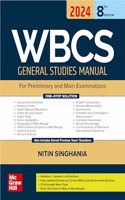 WBCS General Studies Manual 2024 (English)| 8th Edition| WBPSC | West Bengal Civil Services