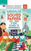 Oswaal Karnataka PUE Solved Papers II PUC Mathematics Book Chapterwise & Topicwise (For 2021 Exam)