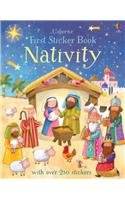 First Sticker Book Nativity