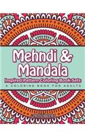 Mehndi & Mandala Inspired Pattern Coloring Book Sets