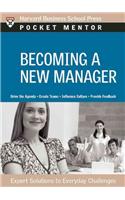 Becoming a New Manager