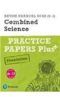 Pearson REVISE Edexcel GCSE Combined Science (Foundation): Practice Papers Plus - for 2025 and 2026 exams