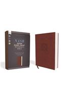 Nasb, Super Giant Print Reference Bible, Leathersoft, Brown, Red Letter Edition, 1995 Text, Comfort Print