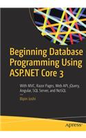 Beginning Database Programming Using ASP.NET Core 3