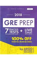 GRE by Argoprep: GRE Prep 2018 + 14 Days Online Comprehensive Prep Included + Videos + Practice Tests GRE Book 2018-2019 GRE Prep by Argoprep