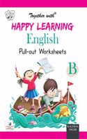 Happy Learning Pullout Worksheets English B for LKG