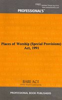 Places of Worship (Special Provisions) Act, 1991 [Paperback] Professional