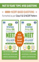 Smart Errorless Biology NEET Class 11 & 12 (2024) - NCERT Based | 8000+ NCERT & New Pattern Questions | 35 Past Years Papers | Free E-Book, Mind-maps & App - Universal Books