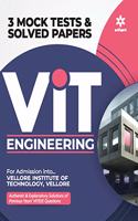 3 Mock Tests and Solved Papers for VIT Engineering 2021 (Old Edition)