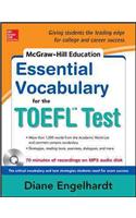 McGraw-Hill Education Essential Vocabulary for the Toefl(r) Test with Audio Disk