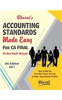 Bharats Accounting Standards Made Easy for CA Final Nov. 2017 Exam by CA. Ravi Kanth Miriyala