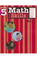 Math Skills: Grade 5 (Flash Kids Harcourt Family Learning)